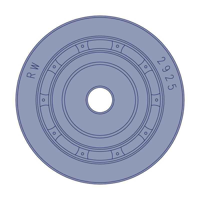 Conveyor Wheel Vertical, Caged Bearings image 0
