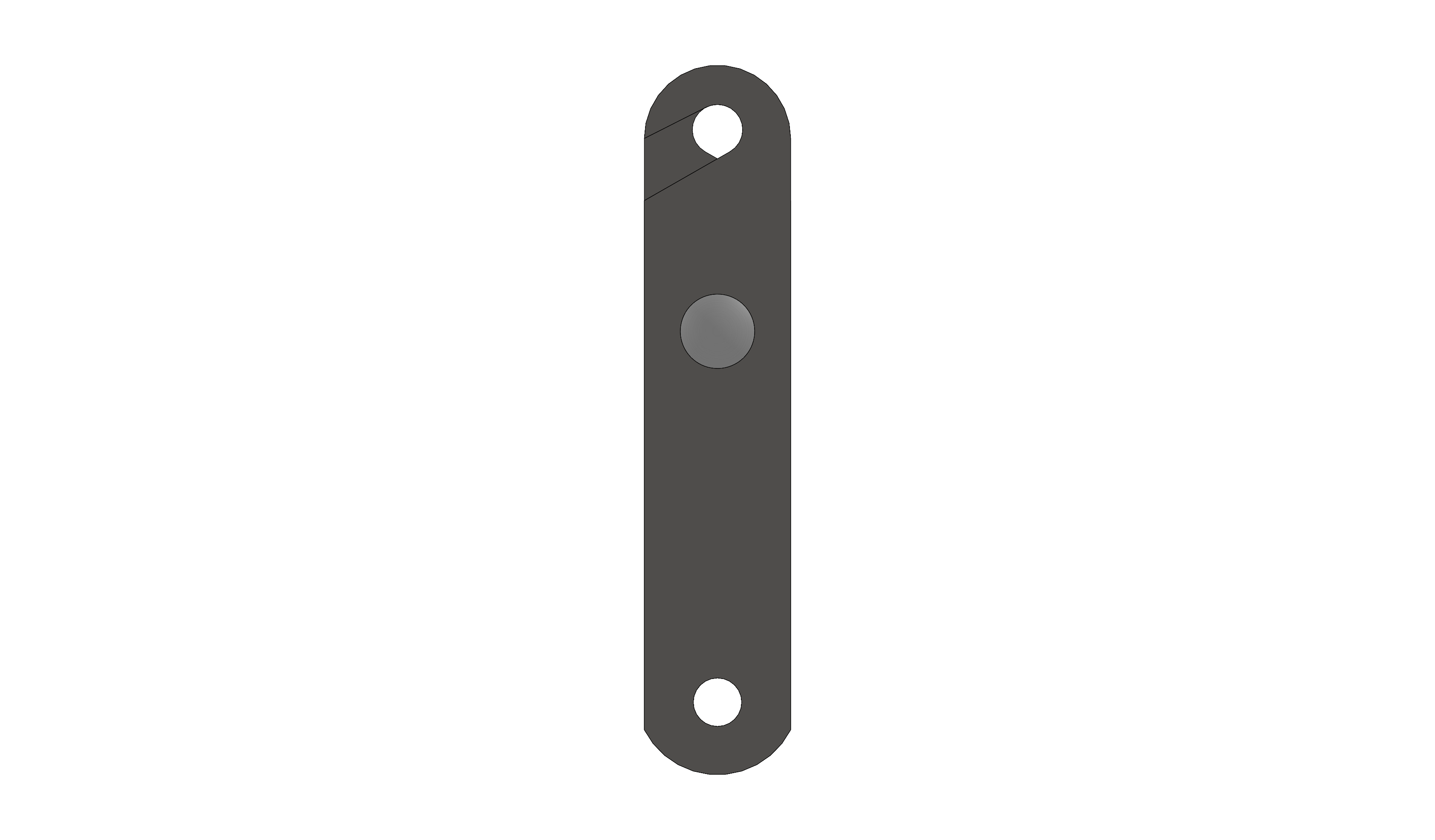 Pendant, Straight Side