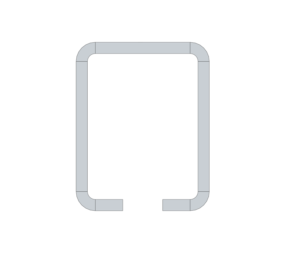 Conveyor Track, L10FT, 7GA
