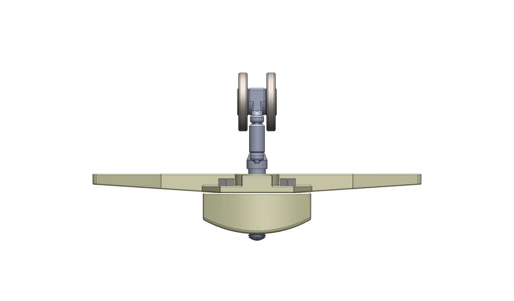 Twin-Trak Carrier, 4-Wheel, 10IN