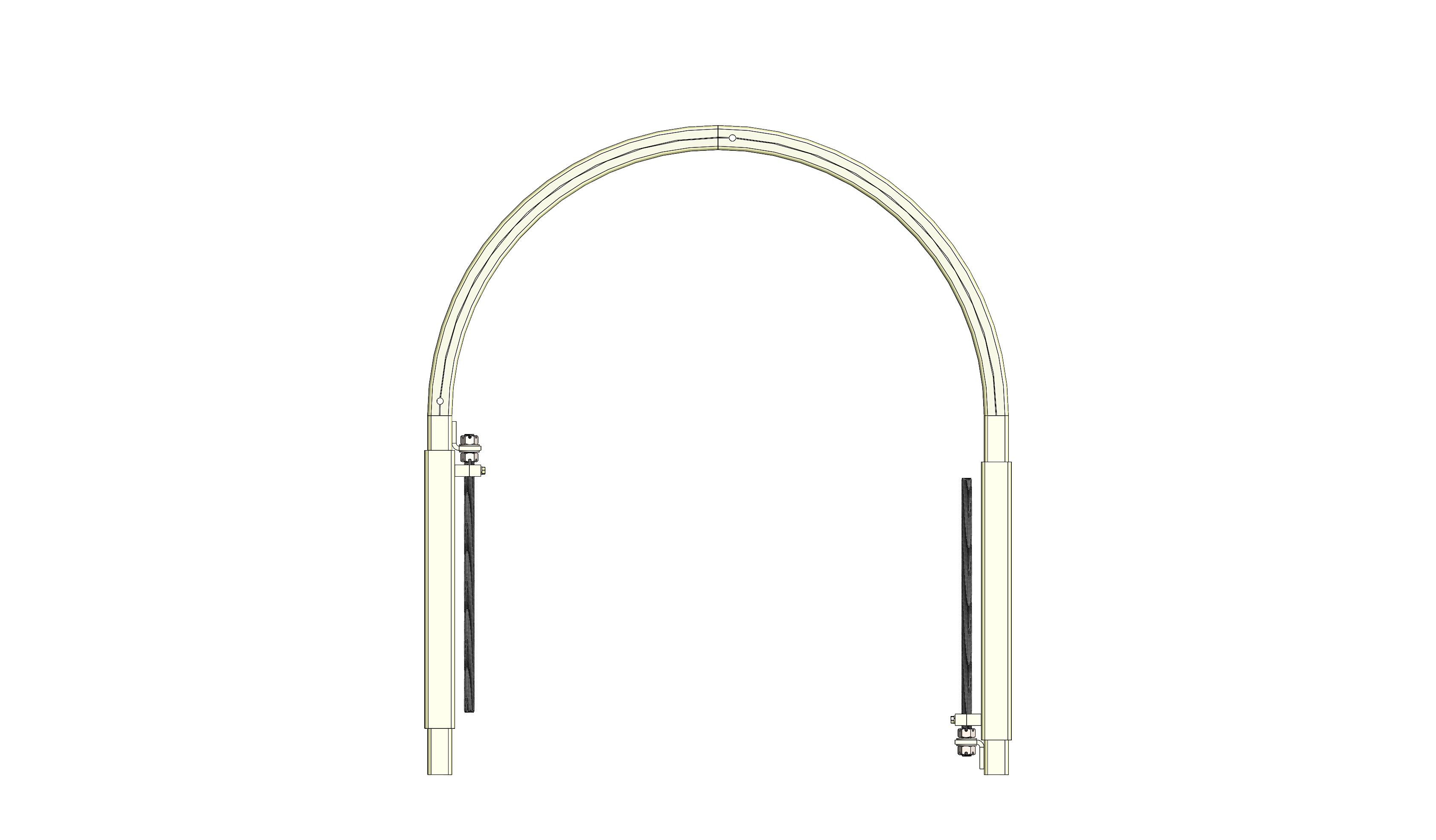 Screw Take Up, 1FT 6IN Travel