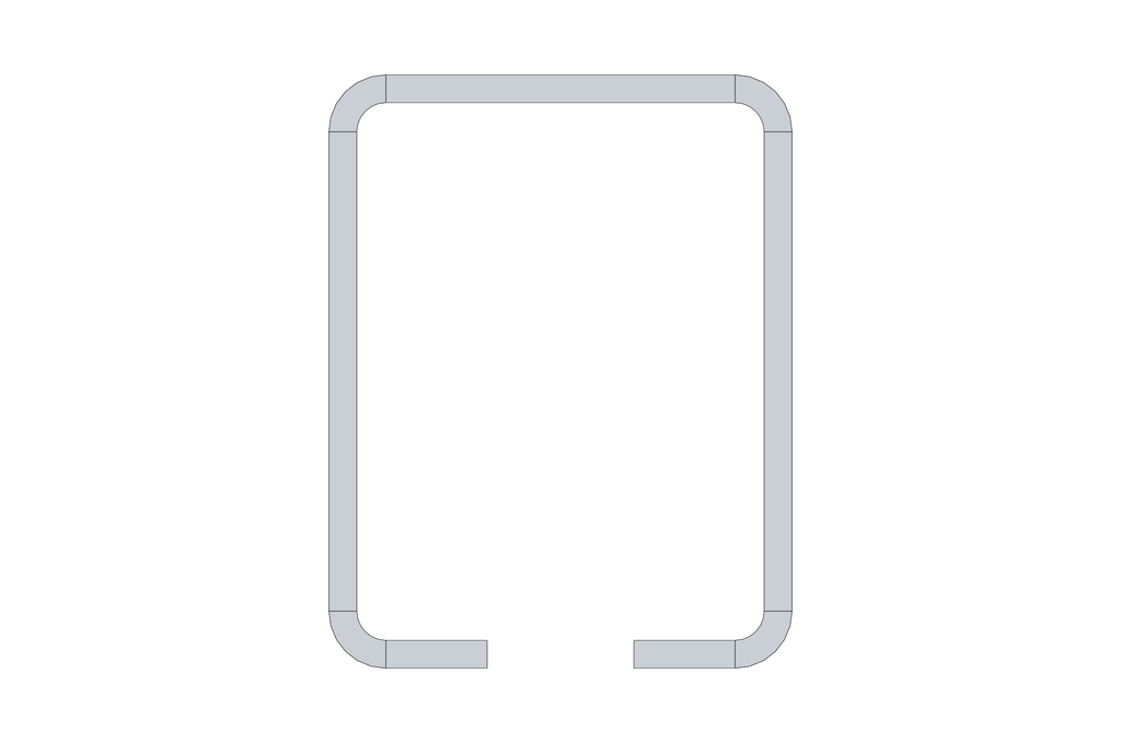 Conveyor Track, L10FT, 11GA