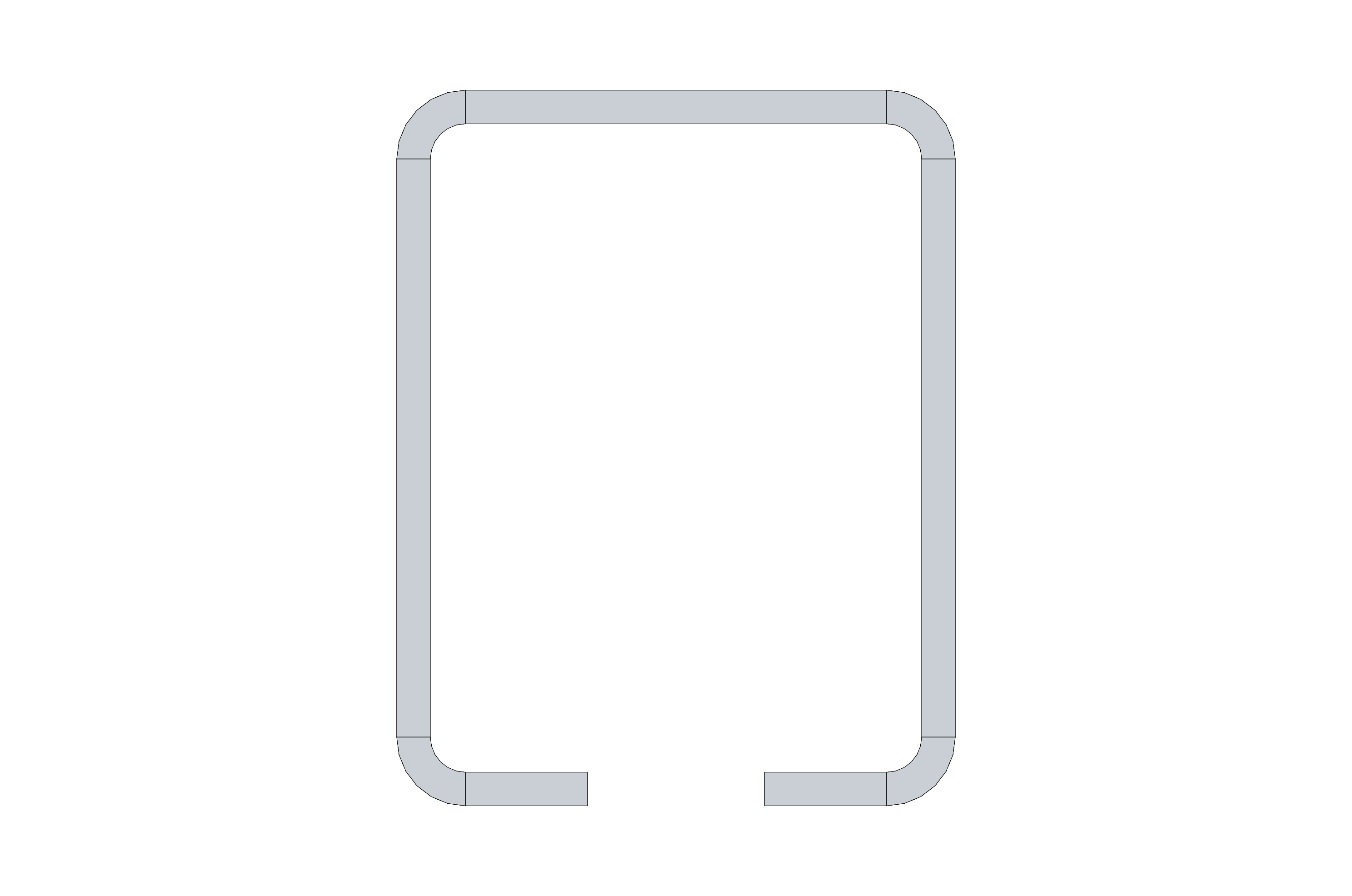 Conveyor Track, L10FT, 11GA