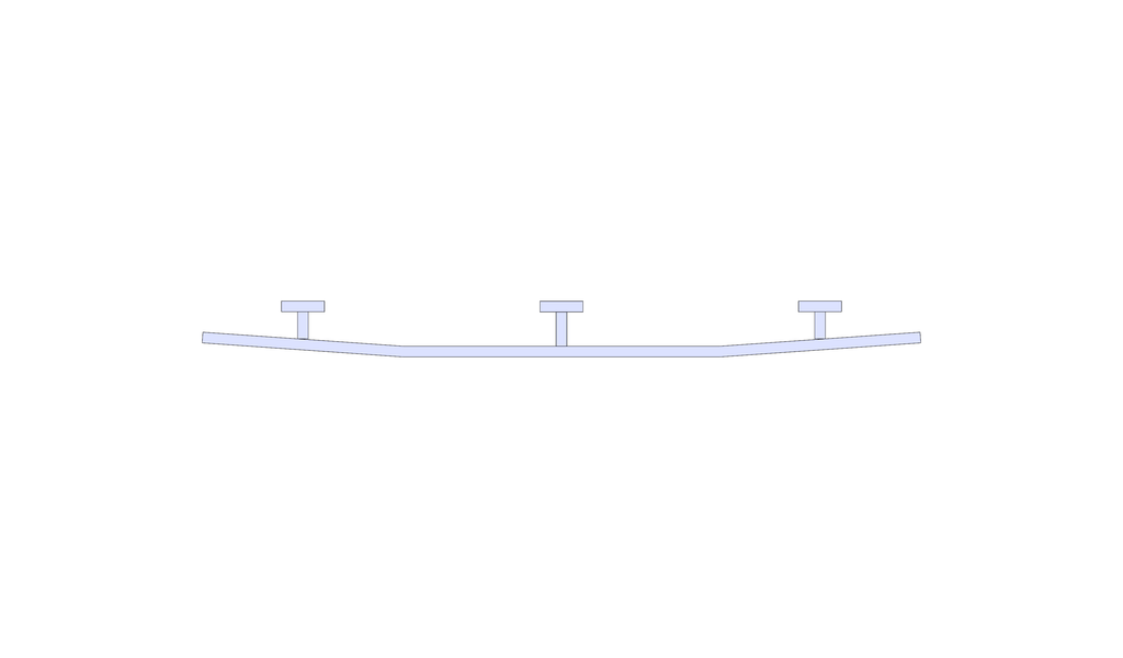 2035 Backup Bar, Weldment