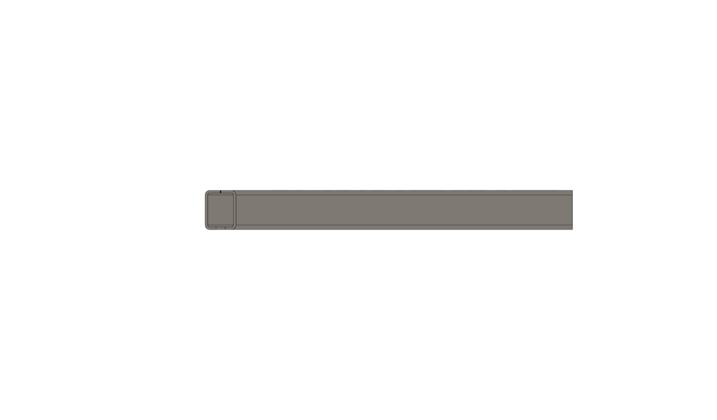 Horizontal Curve, Hardened Radius 2FT, 90 Degree