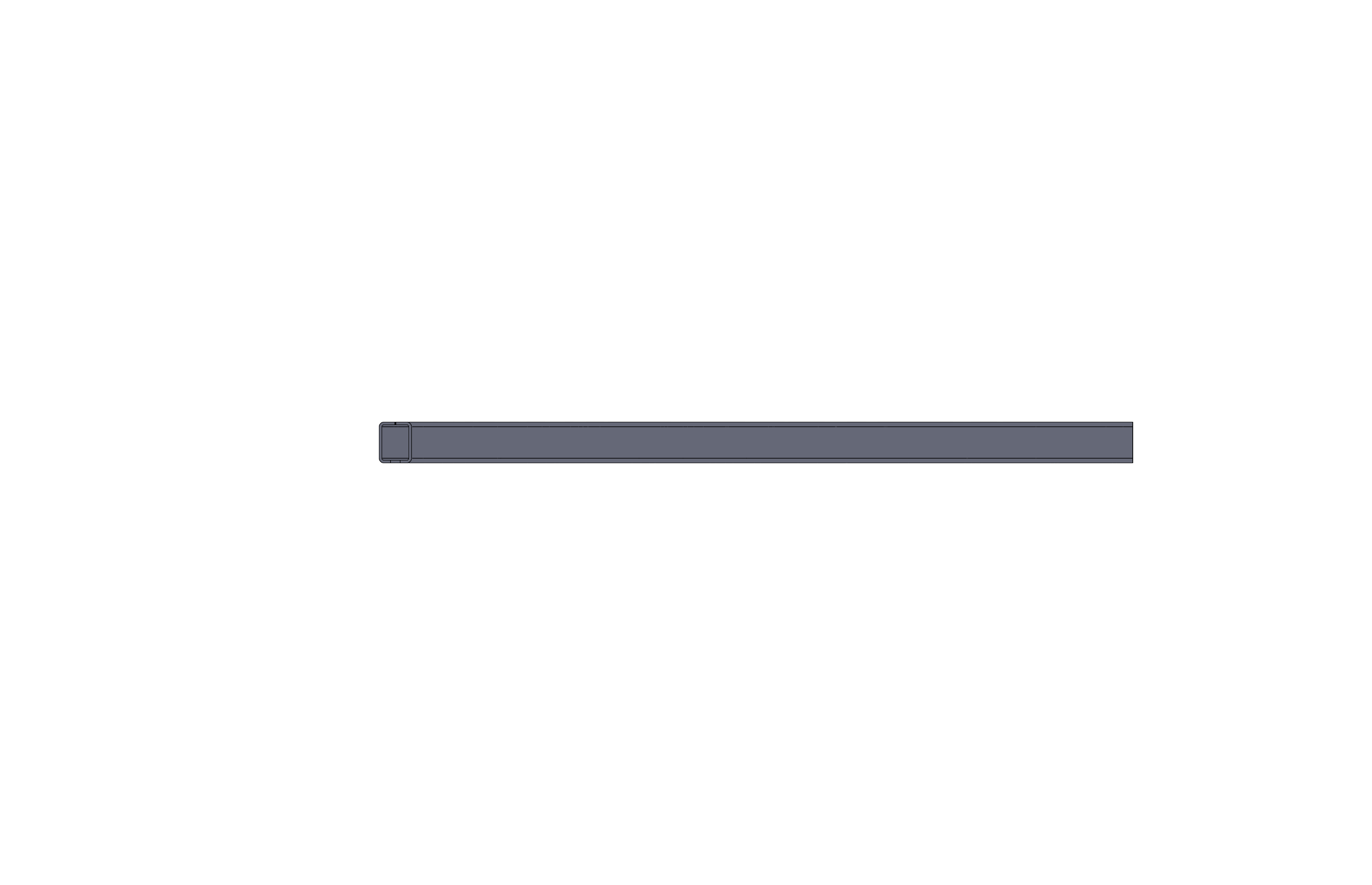 Horizontal Curve, Radius 4FT, 90 Degree