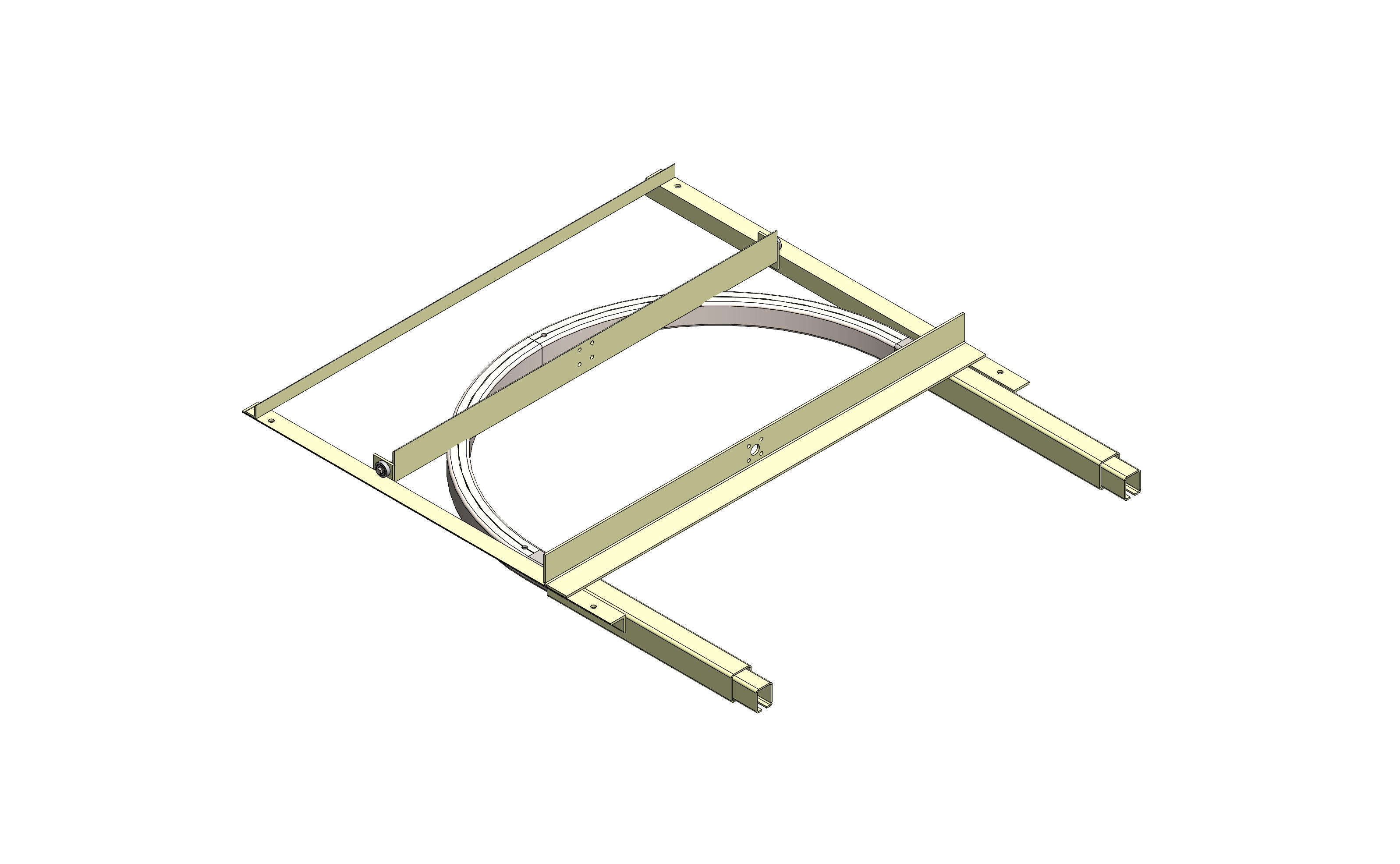Take Up Assembly, Framed, 12IN Travel