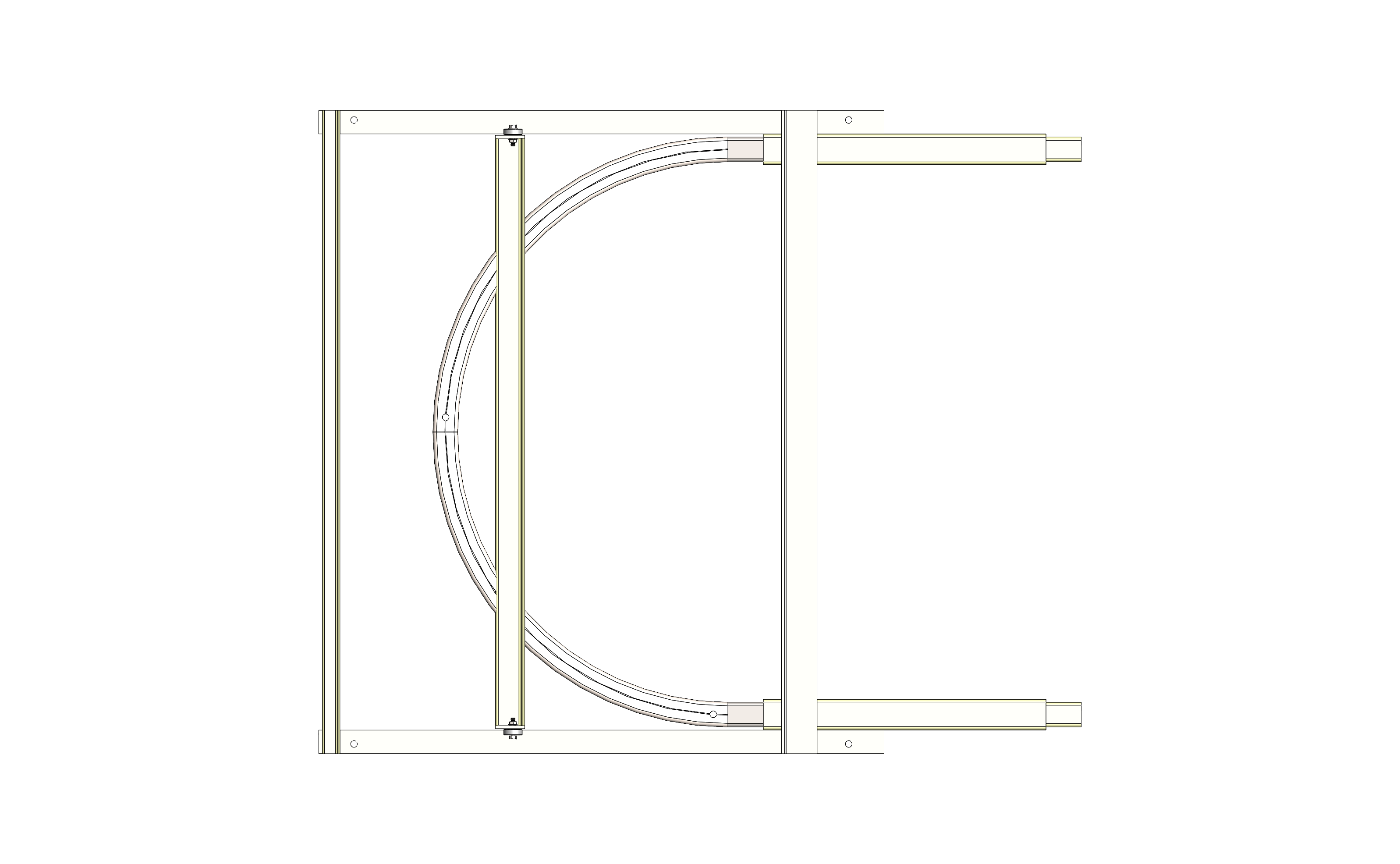 Take Up Assembly, Framed, 12IN Travel