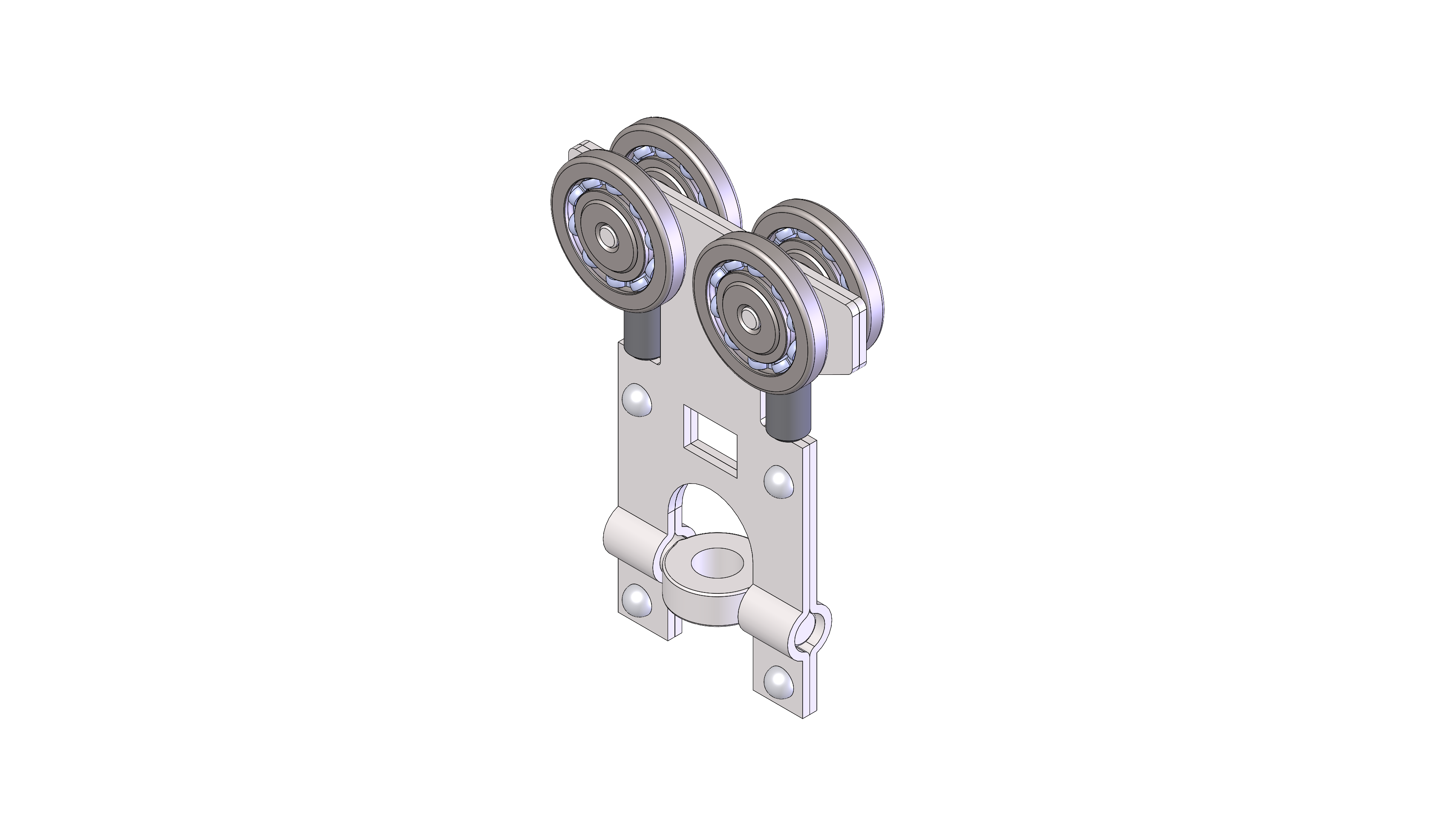 Carrier, 4-Wheel, 250LB Capacity