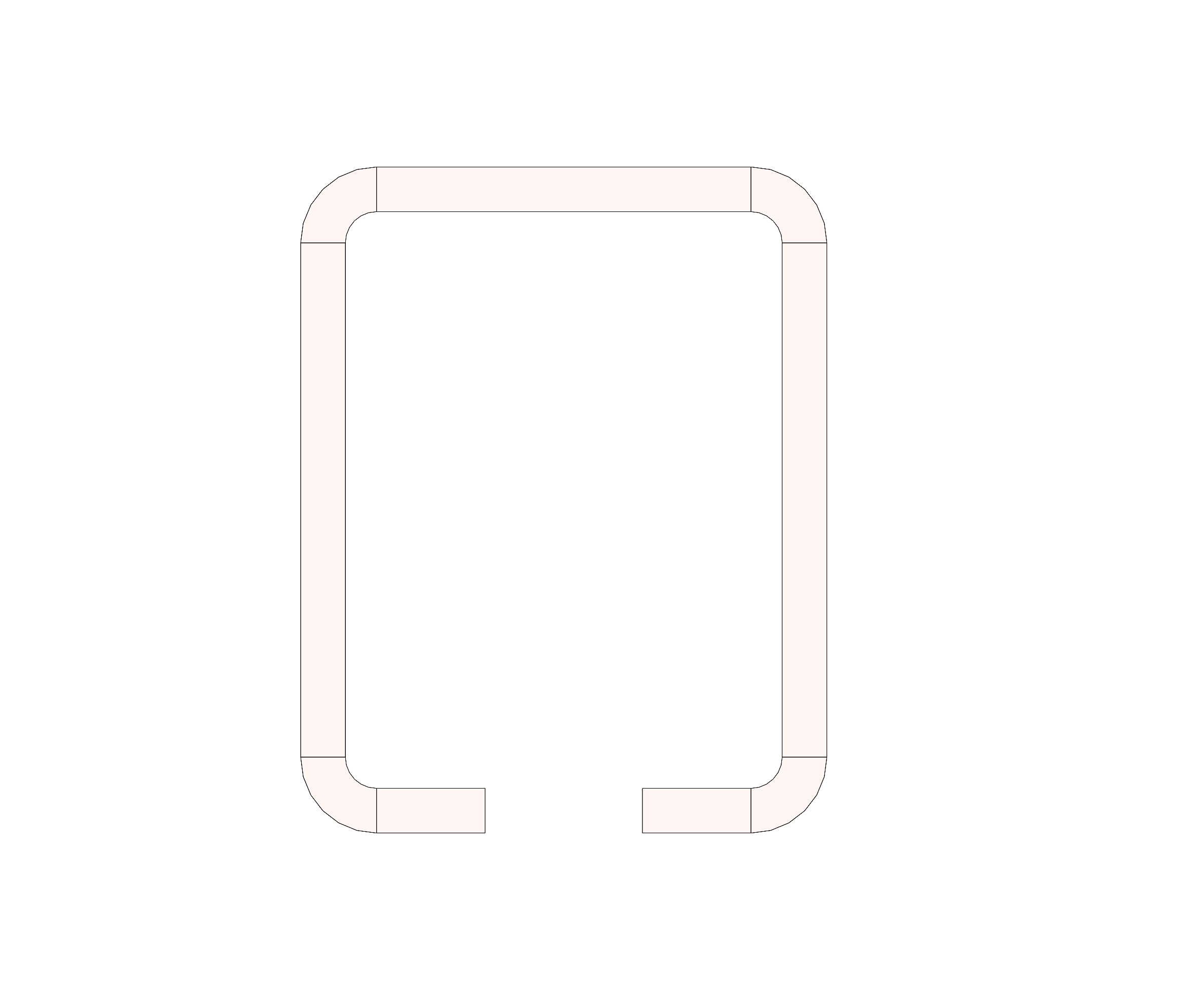 Conveyor Track, L8FT, 11GA, Stainless Steel