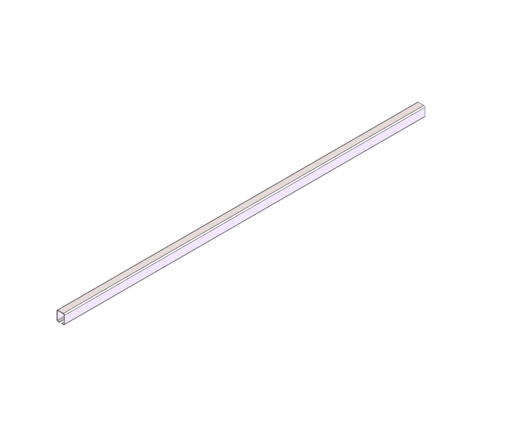 Conveyor Track, L8FT, 11GA, Stainless Steel