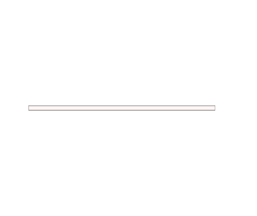 Conveyor Track, L8FT, 11GA, Stainless Steel