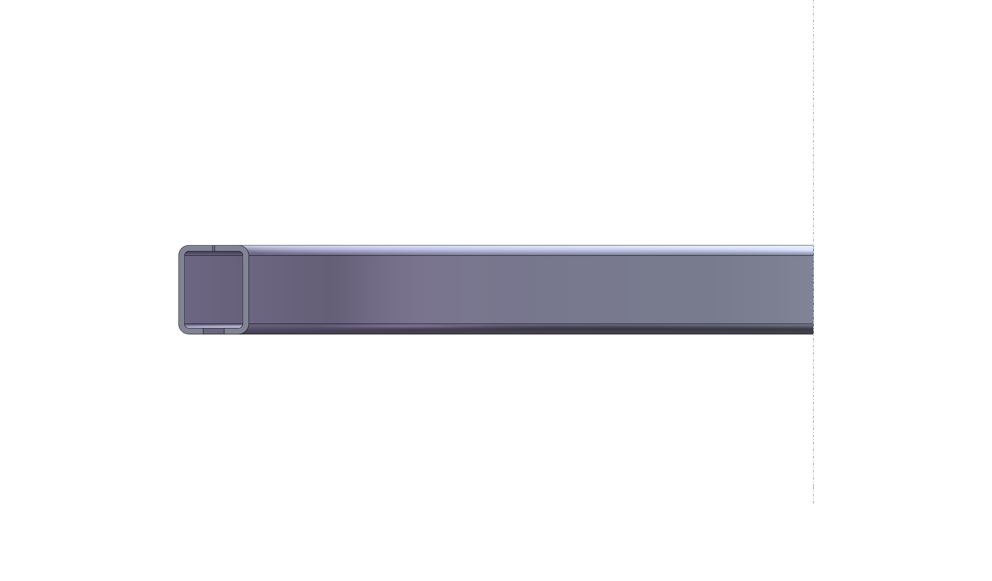 Horizontal Curve, Radius 1FT 6IN, 90 Degree