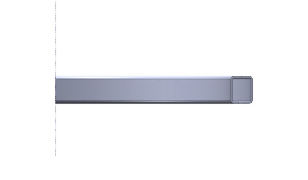 Horizontal Curve, Radius 1FT 6IN, 90 Degree