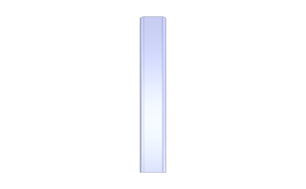 Vertical Curve, Top, Radius 2FT, 30 Degree