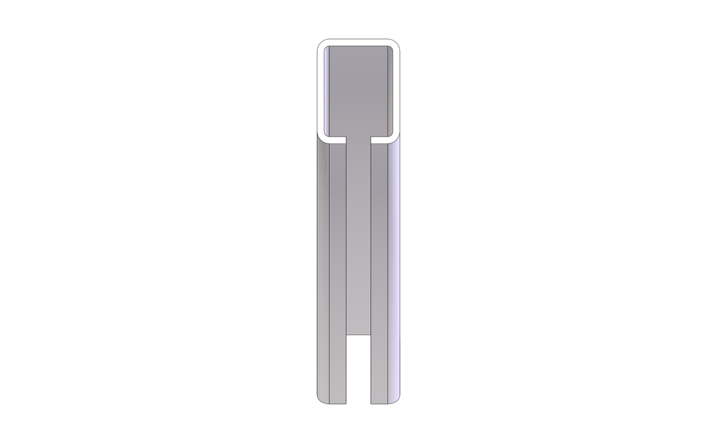 Vertical Curve, Top, Radius 2FT, 45 Degree