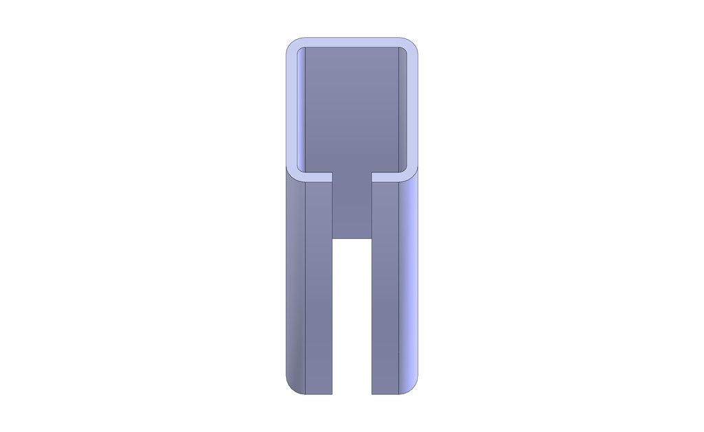 Vertical Curve, Bottom, Radius 2FT, 30 Degree