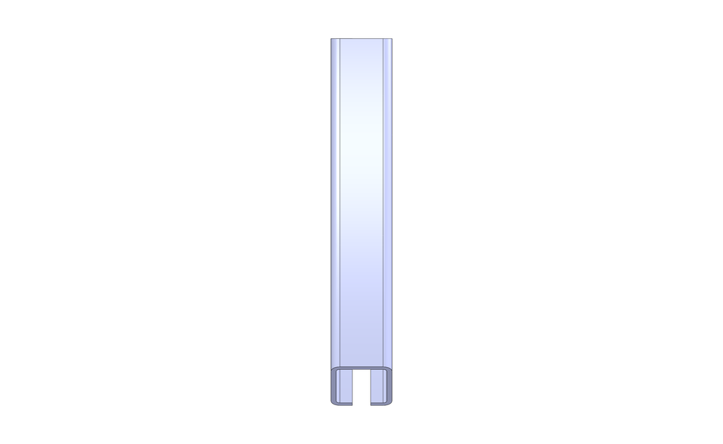 Vertical Curve, Bottom, Radius 2FT, 30 Degree