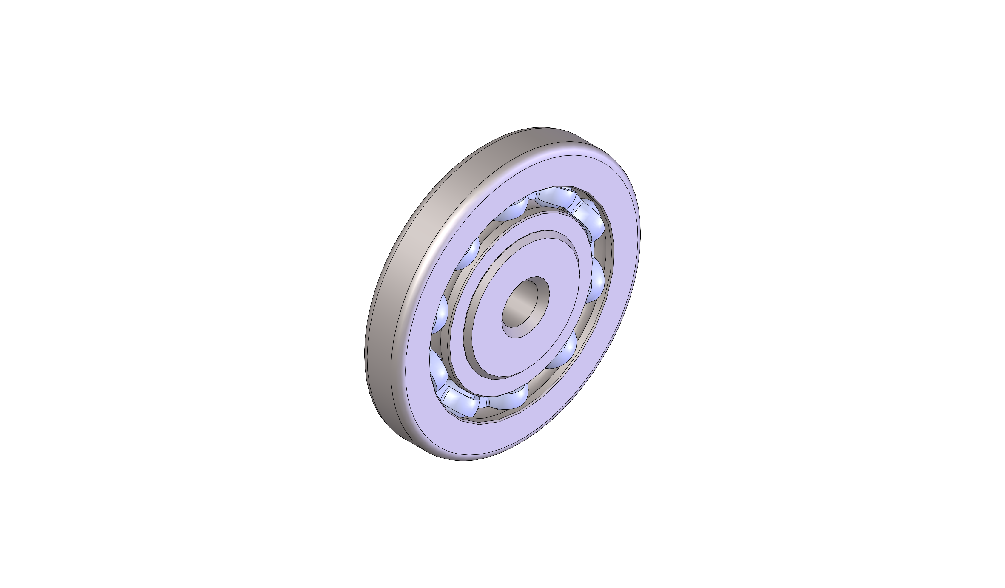 Conveyor Wheel Vertical, Caged Bearings
