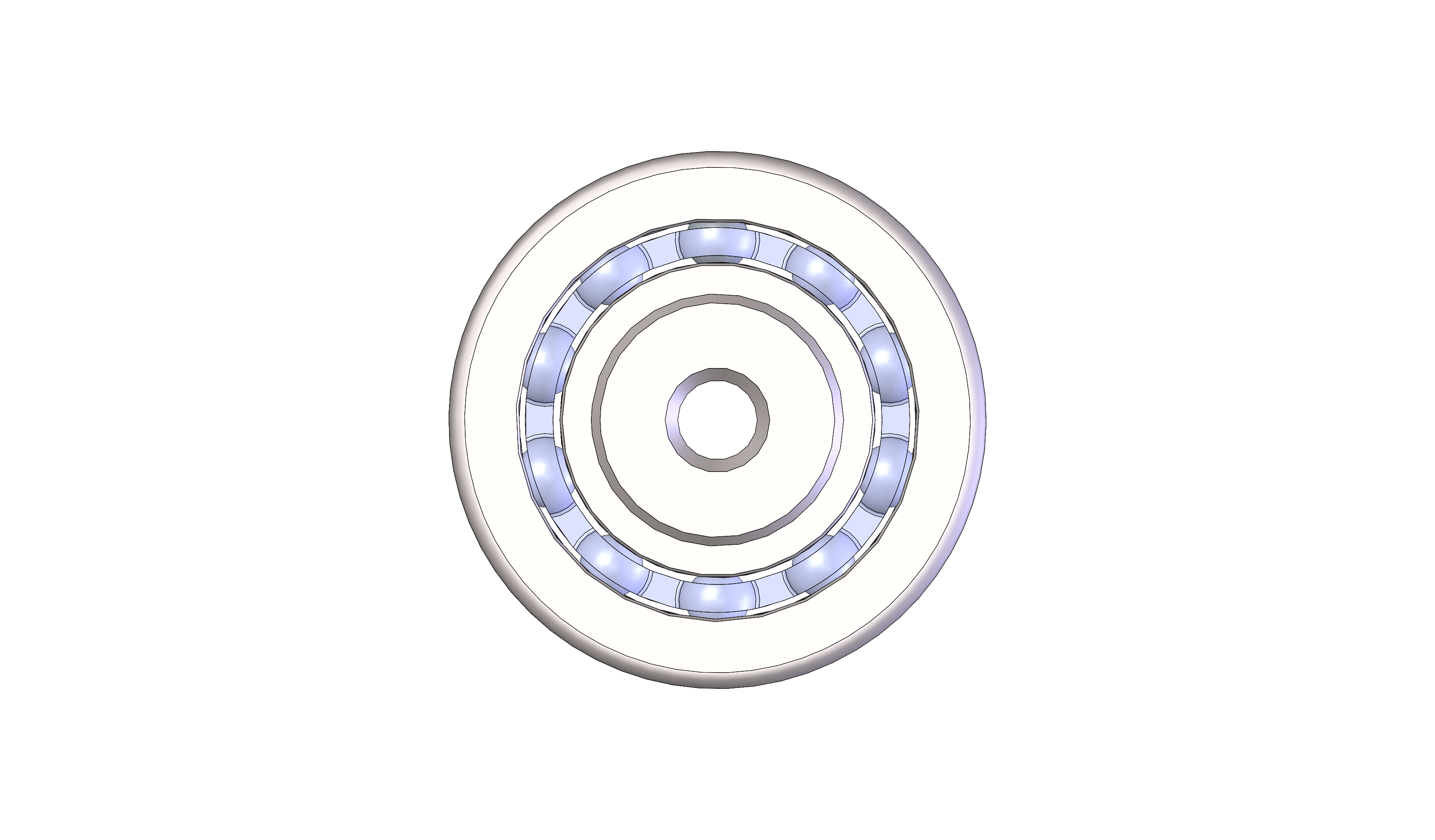 Conveyor Wheel Vertical, Caged Bearings