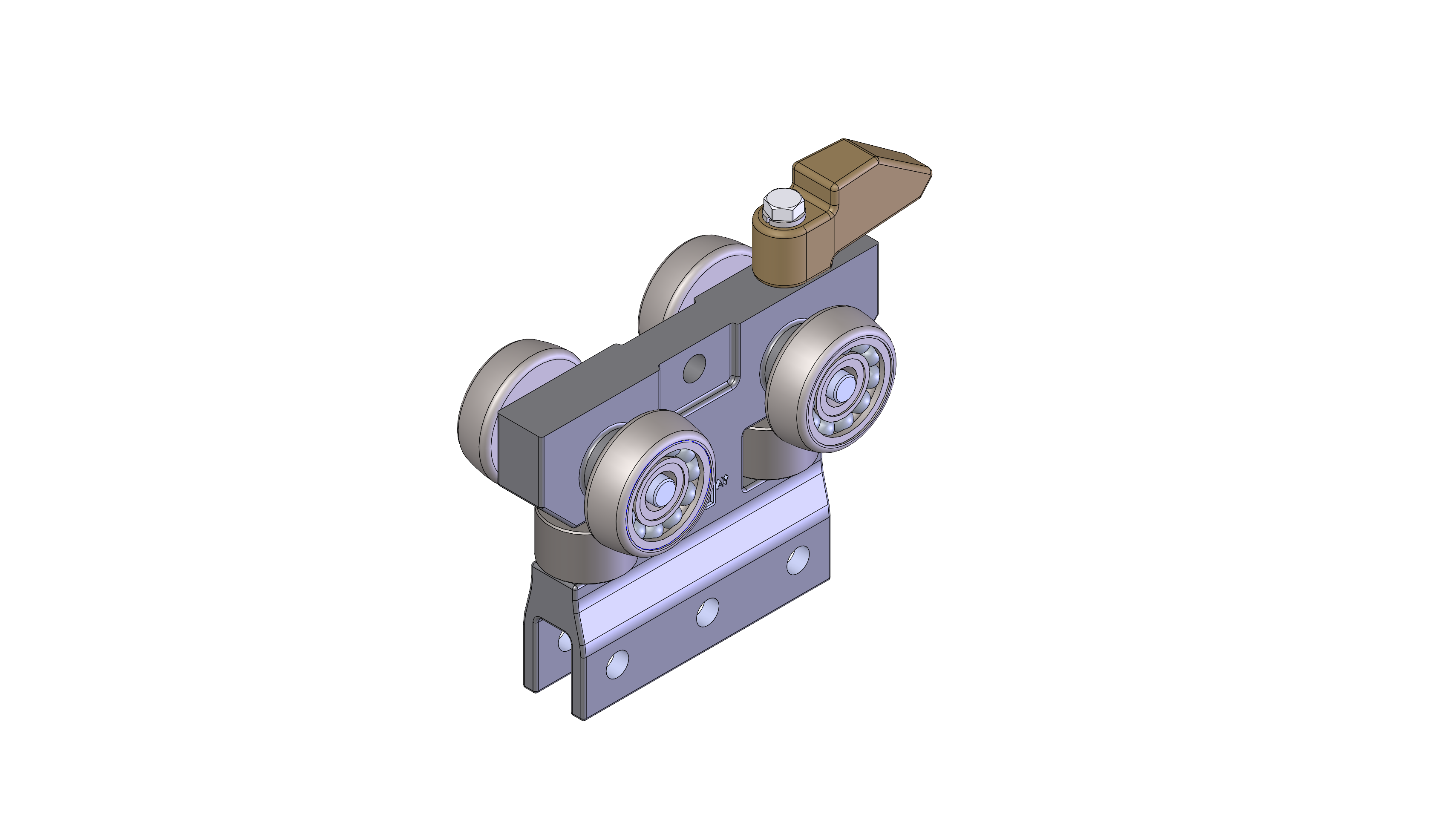 Rear Trolley w/o Tail, Oil Bearing
