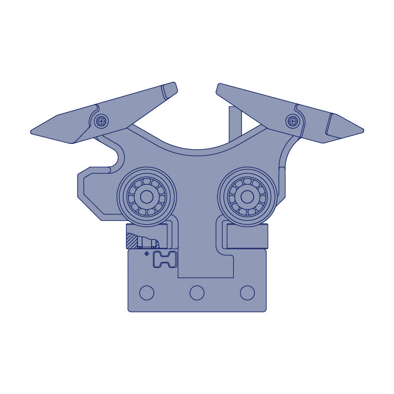 Front Trolley Assembly w/o Rod Oil image 0